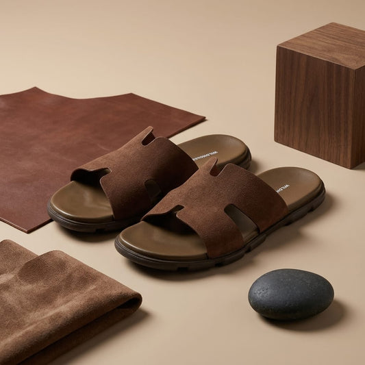 H-Shape Open Slides for Men