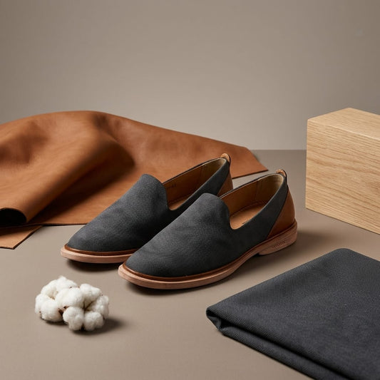 Two Tone Canvas Loafer for Men