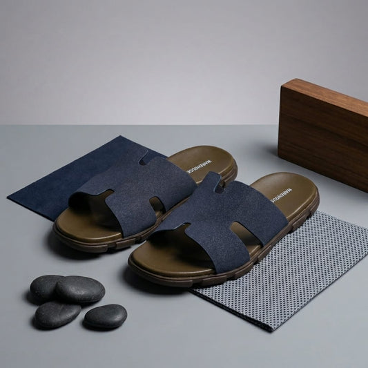 H-Shape Open Slides for Men