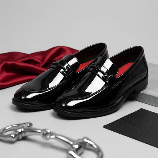 Black Partywear Loafer for Men