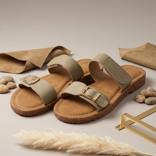 Buckle with Velcro Slide for Women