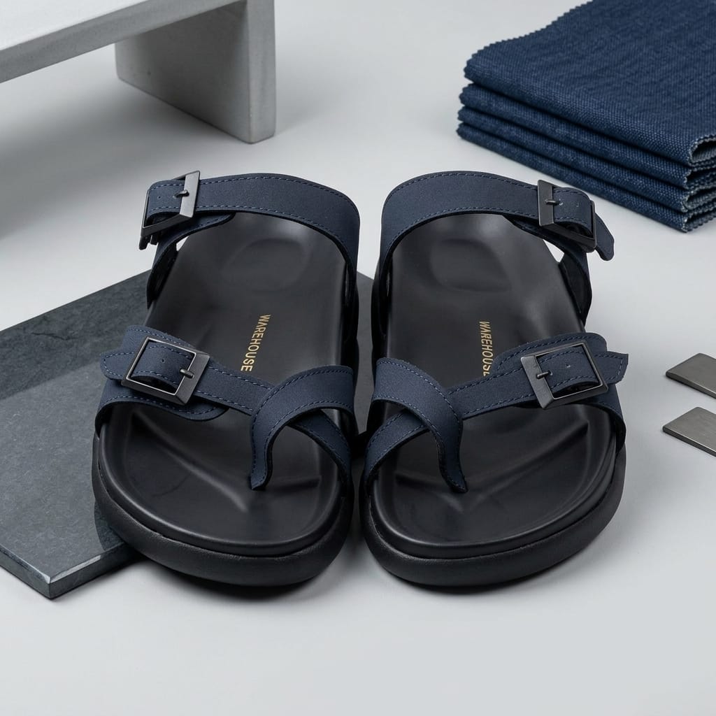 Arch Support Sandal for Men – Side View | Warehouse Footwear