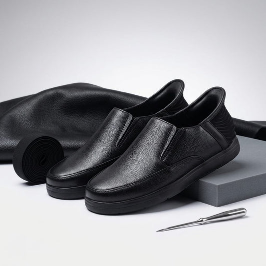 Handsfree Slip-on Formal Shoes for Men with Arch Support