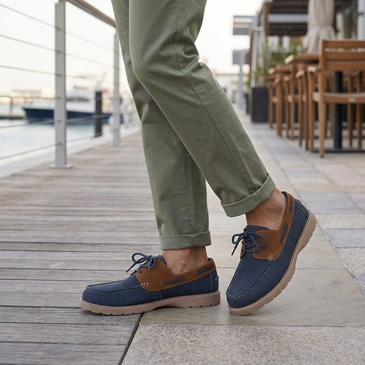 Suede Trendy Boat Shoe for Men