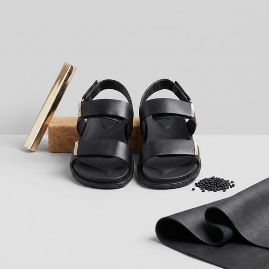 Atelier Round Toe Buckle Slide for Men