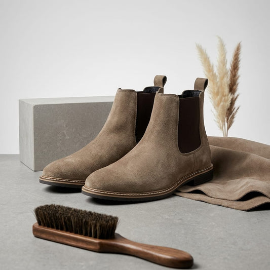 Suede Chelsea  Boot for Men