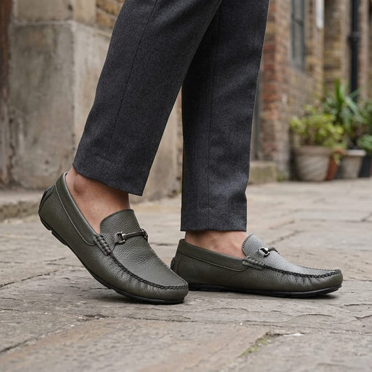 Olive Casual Loafer for Men