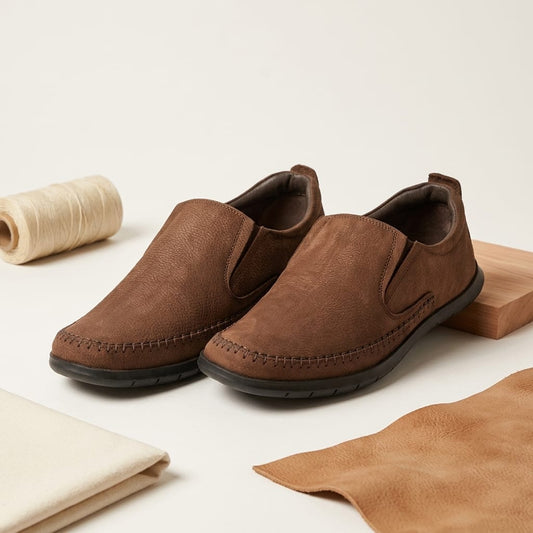 Zillionaire Suede Slip On Formal Shoe for Men