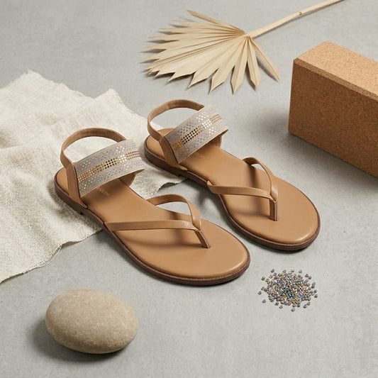 T-Strap Adjustable Sandal for Women