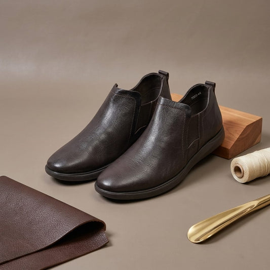 Zillionaire Pure Leather High Ankle Formal Shoes for Men