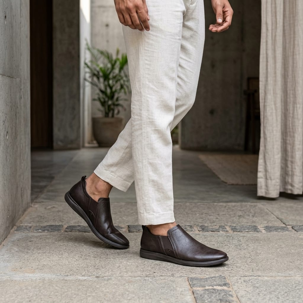 Zillionaire Pure Leather High Ankle Formal Shoes for Men