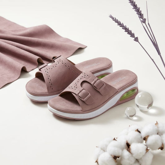 Air Cushion Open Slide for Women