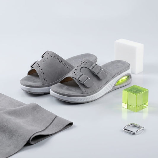 Air Cushion Open Slide for Women