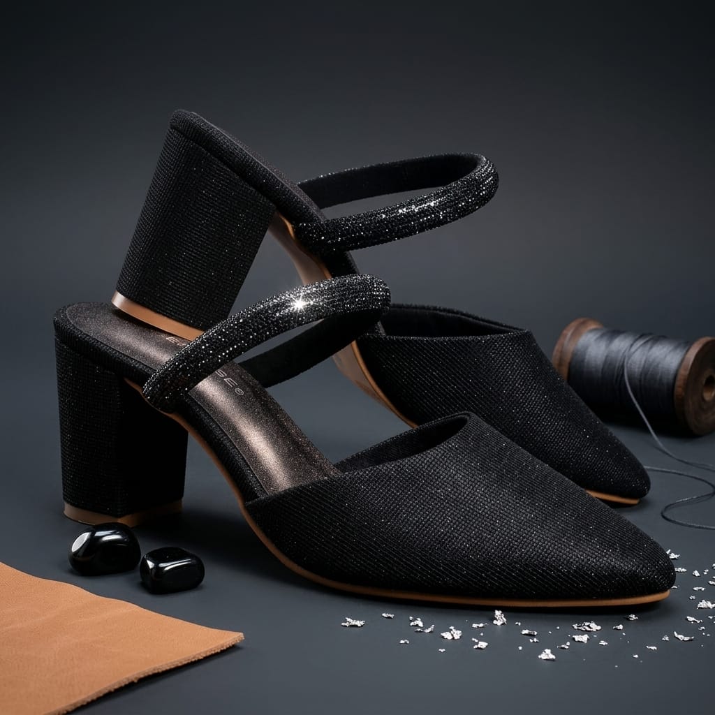 Partywear Mule for Women – Lifestyle View | Warehouse Footwear