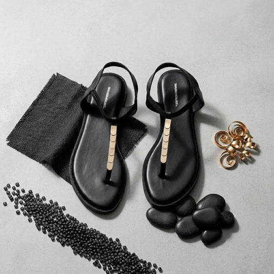 Black Casual Sandal  for Women