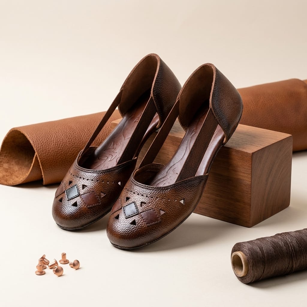 Leather Strap Belly for Women