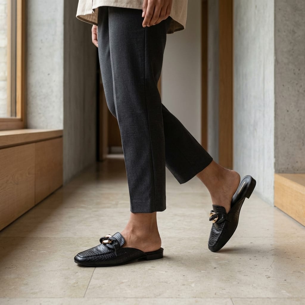 Casual Mule for Women – Detail View | Warehouse Footwear
