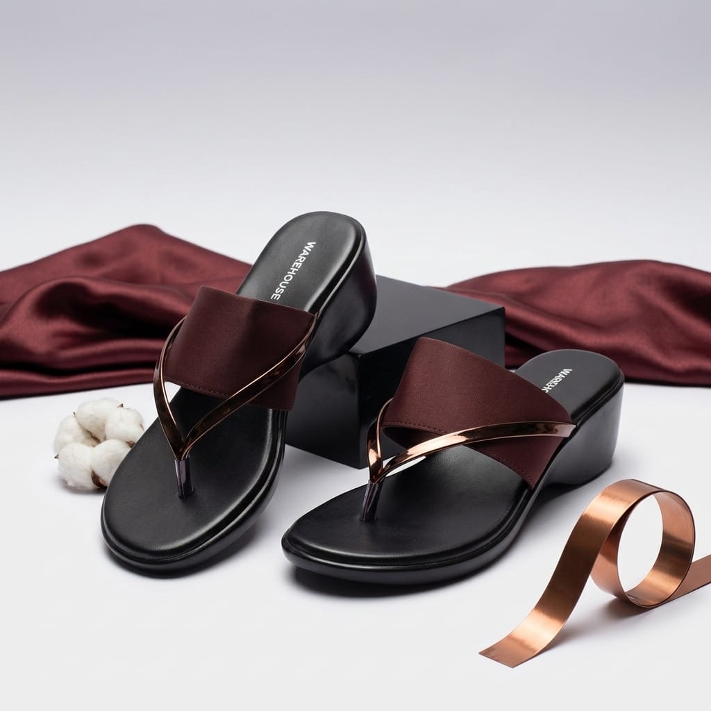 T-Strap Casual Chappal for Women – Front View | Warehouse Footwear