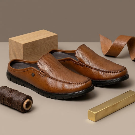 Casual Mule Loafer for Men – Front View | Warehouse Footwear