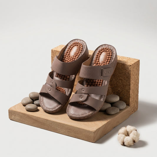 Acupressure Massage Slider for Women – Front View | Warehouse Footwear