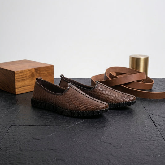 Mojari cum Loafers for Men – Top View | Warehouse Footwear