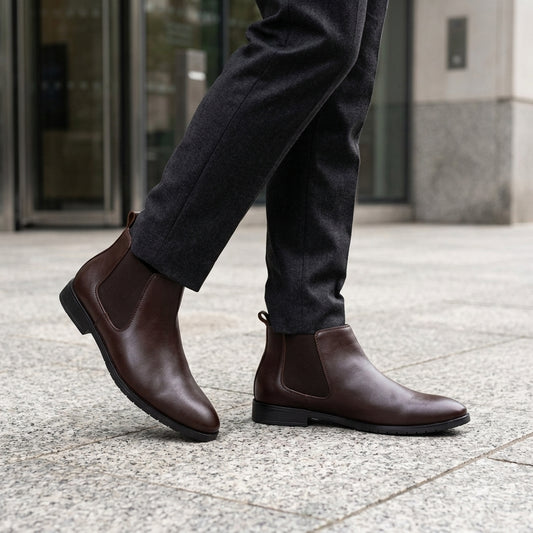 Chelsea Boots for Men – Side View | Warehouse Footwear