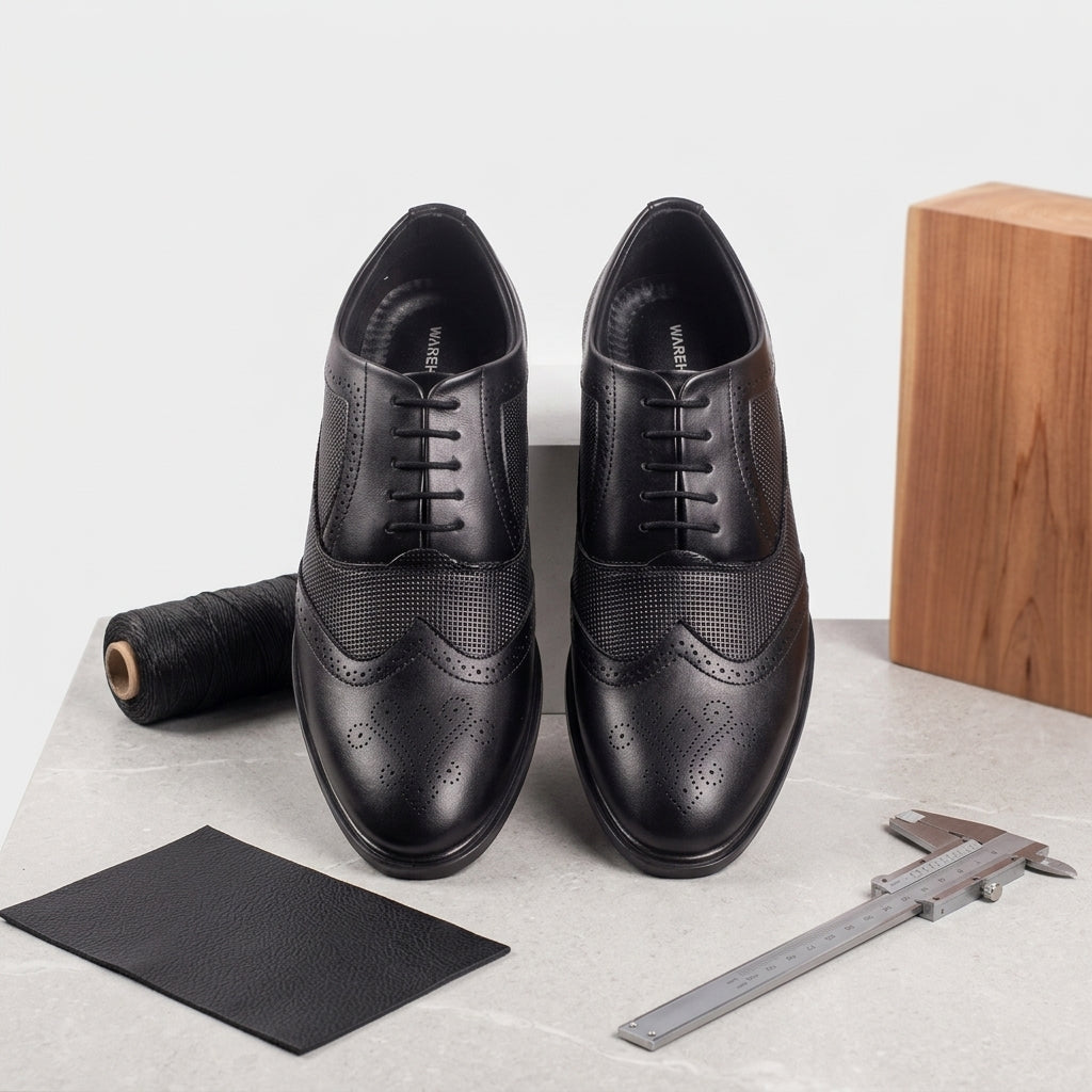 Lace Up Formal Shoes for Men – Front View | Warehouse Footwear