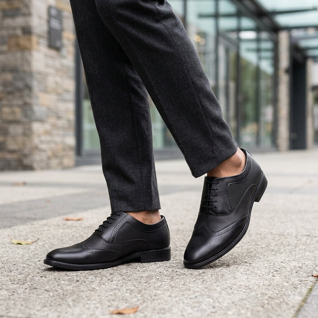 Lace Up Formal Shoes for Men – Side View | Warehouse Footwear