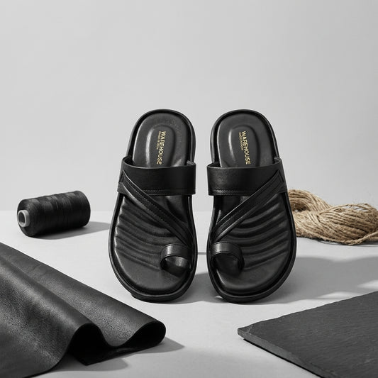 Comfortable Toe Ring Cushioned Chappal for Men
