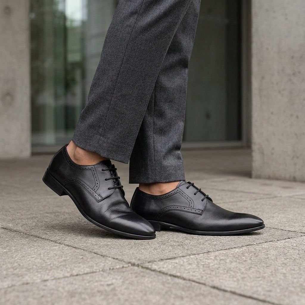 Zillionaire Lace Up Formal Shoe for Men – Side View | Warehouse Footwear