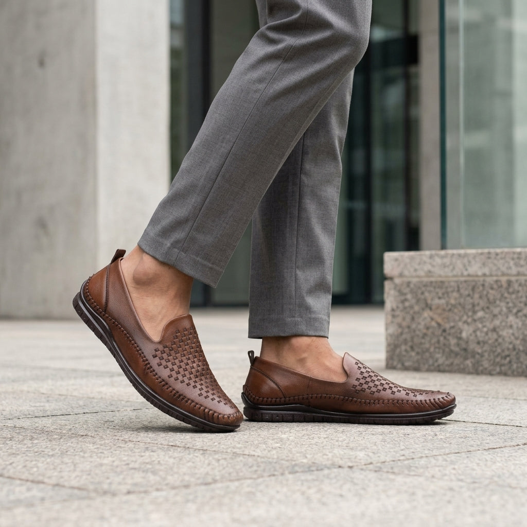 Slip On Loafer for Men – Side View | Warehouse Footwear
