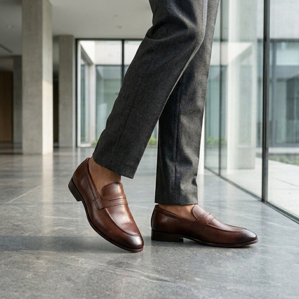 Slip On Loafer for Men – Side View | Warehouse Footwear