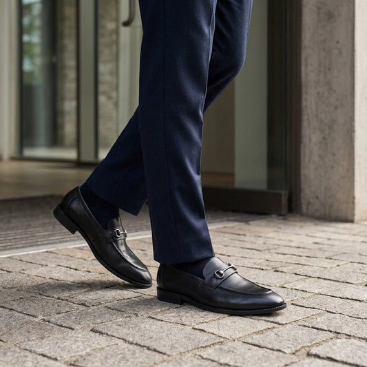 Zillionaire Casual Leather Loafer for Men – Side View | Warehouse Footwear
