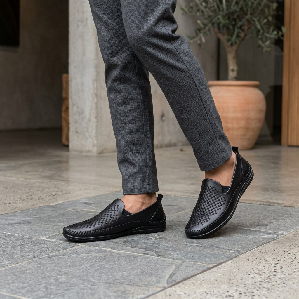 Slip On Loafer for Men – Lifestyle View | Warehouse Footwear