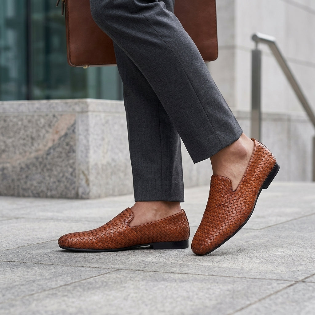 Zillionaire Pure Leather Partywear Loafer for Men