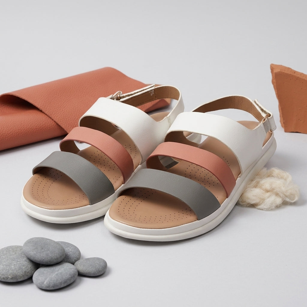 Triple Strapy Sandals for Women