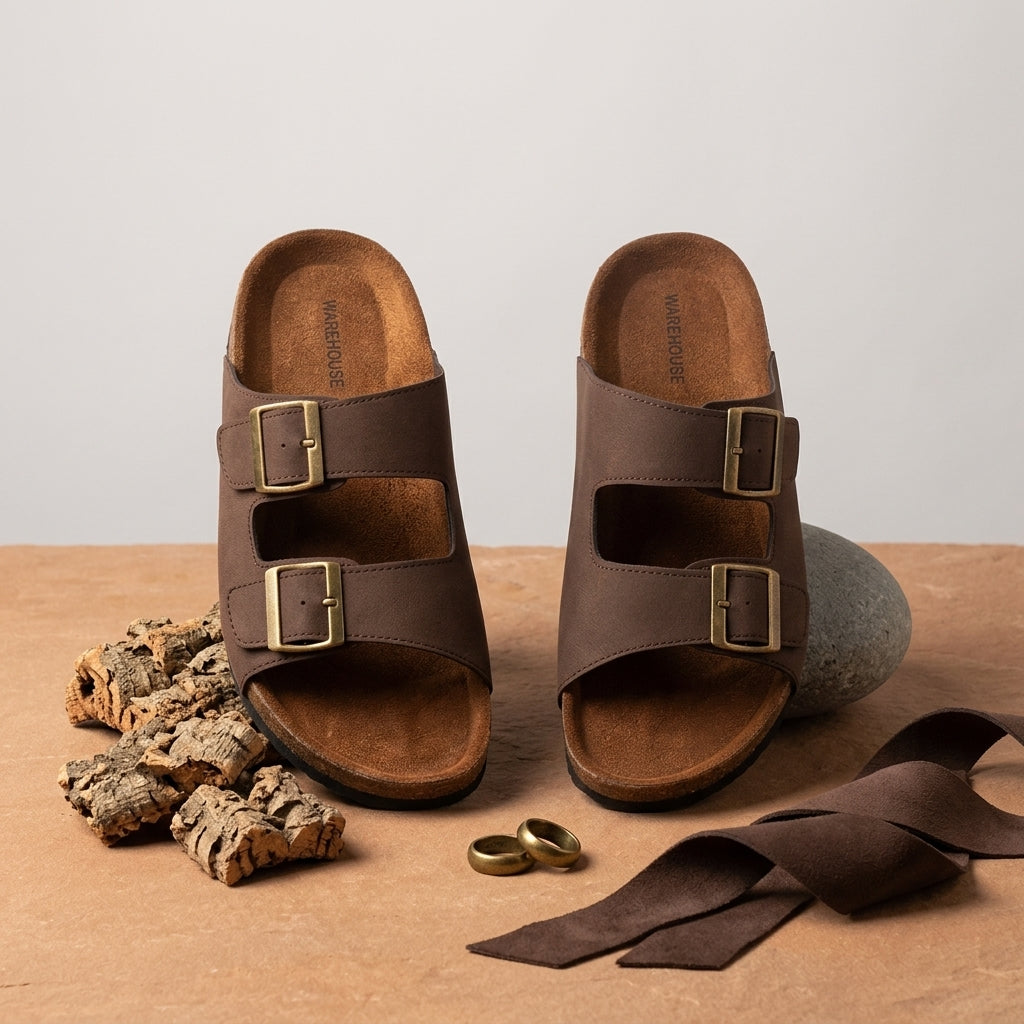 Casual Slider for Men – Front View | Warehouse Footwear