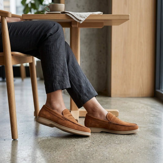 Tan Casual Loafer for Men