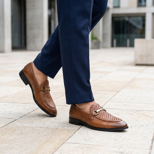 Partywear Leather Loafer for Men