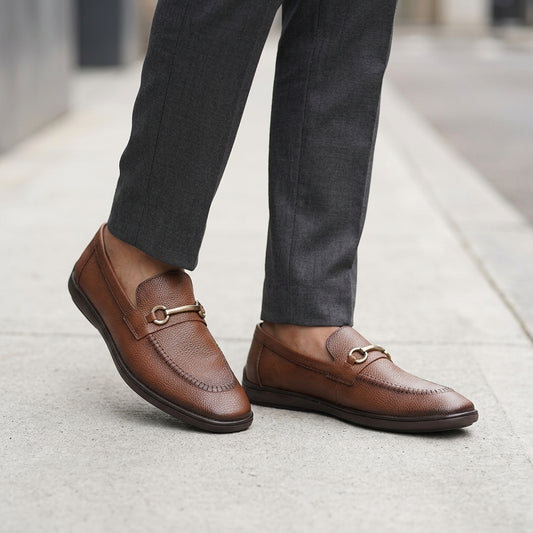 Zillionaire Leather Horsebit Loafer for Men