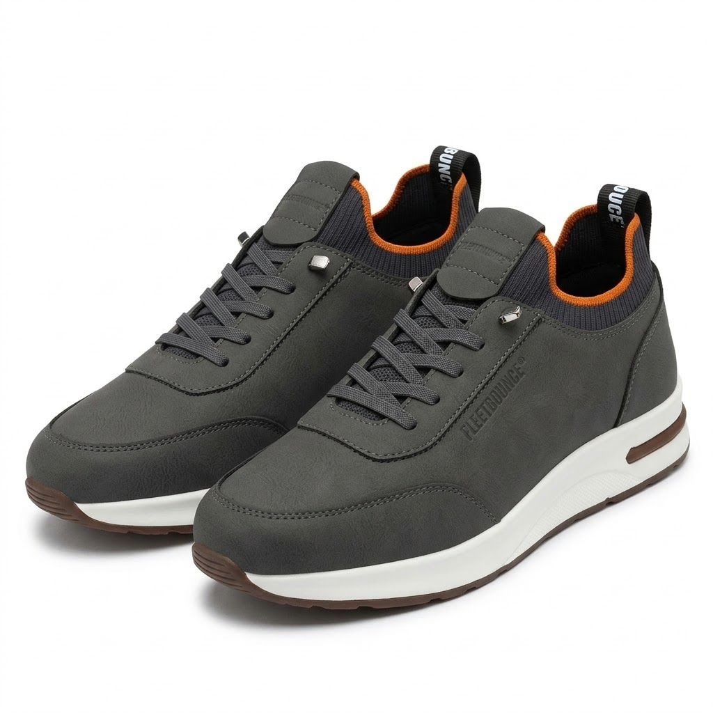 Hop-In Technology Shoes for Men with Cushioned Sole