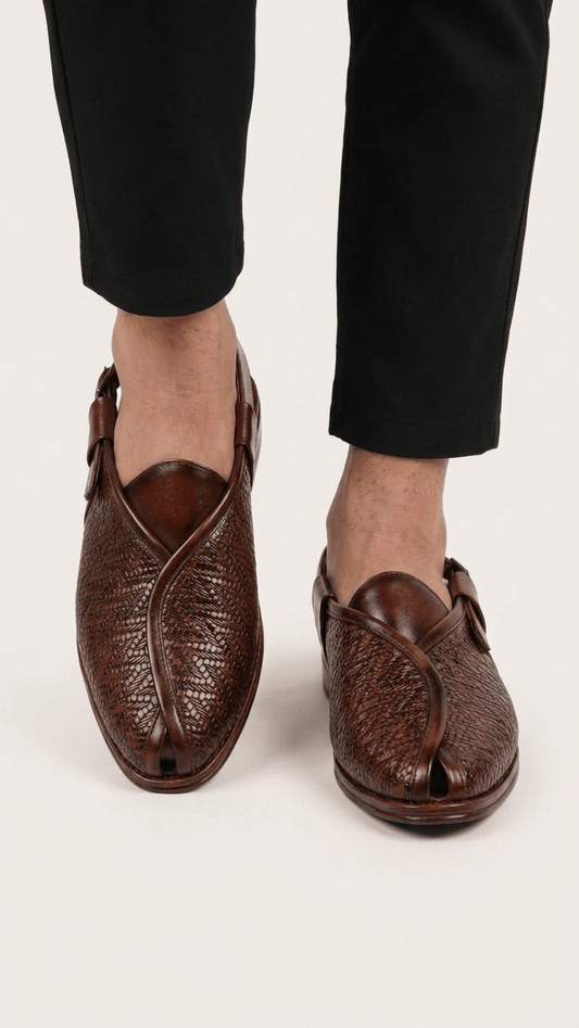 Traditional Textured Mojari for Men