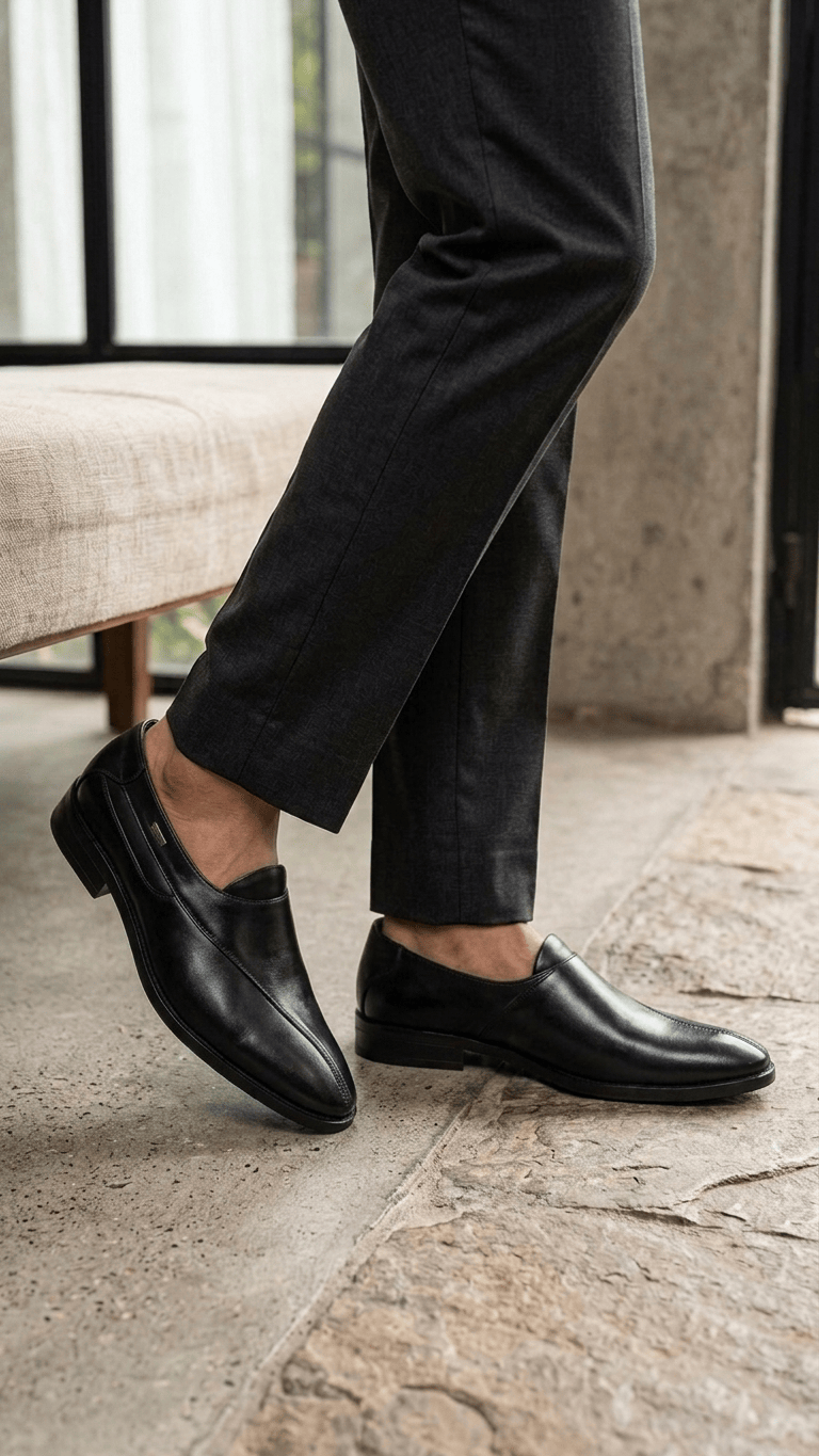 Mojari Cum Loafers for Men – Top View | Warehouse Footwear