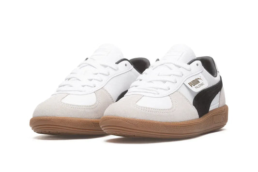 Palermo Mens White Leather Puma Sneakers Men's PUMA Palermo